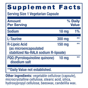 Life Extension Mitochondrial Basics 30 Capsules sur une table de cuisine