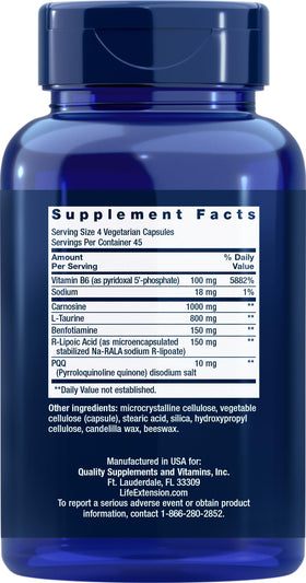Life Extension Mitochondrial Energy Optimizer bottle with label