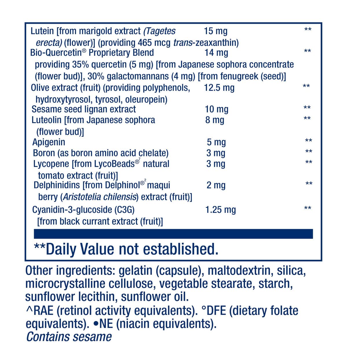 Life Extension Mix Capsules sans Cuivre 360 capsules en gros plan