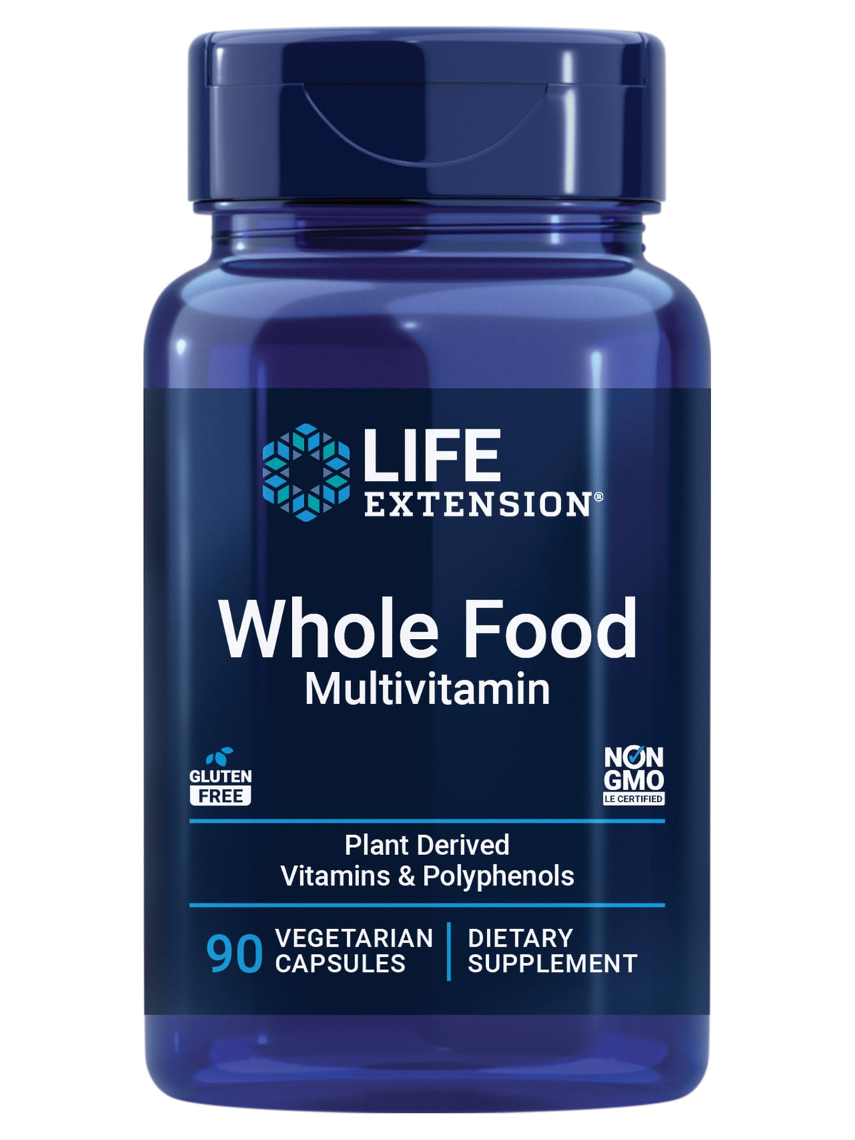 Life Extension Multivitamines Complet 90 capsules, vue de face