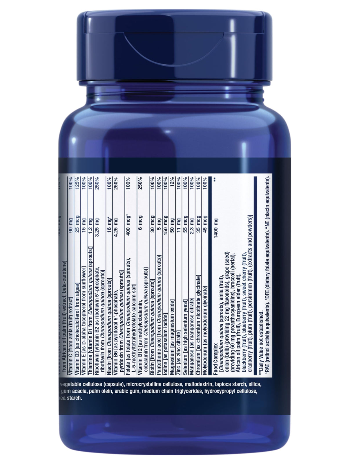 Life Extension Multivitamines Complet, capsules dans un flacon