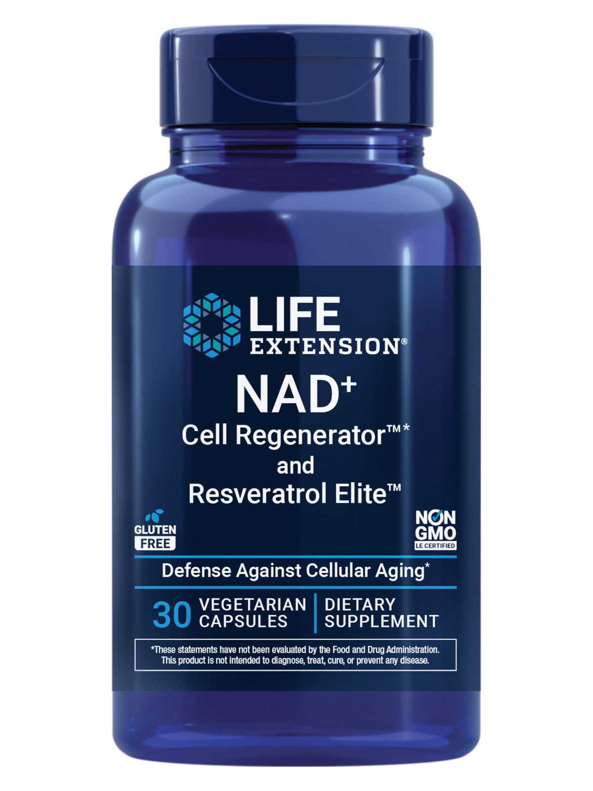Life Extension NAD+ Cell Regenerator 30 capsules vue de face
