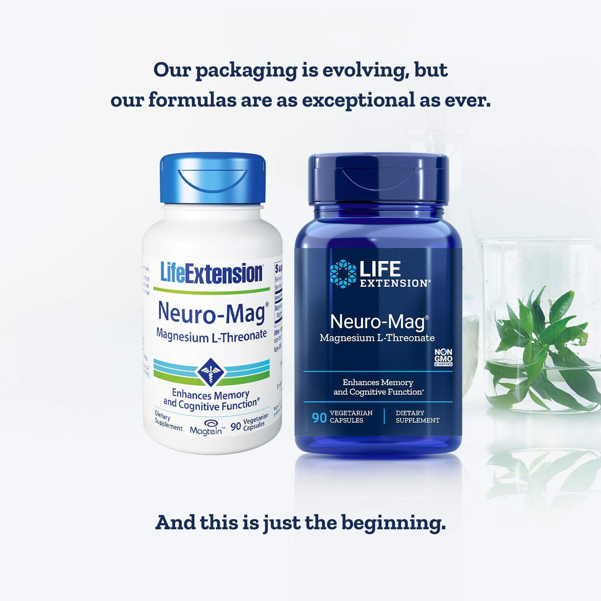 Life Extension Neuro-mag emballage avec mention de la composition