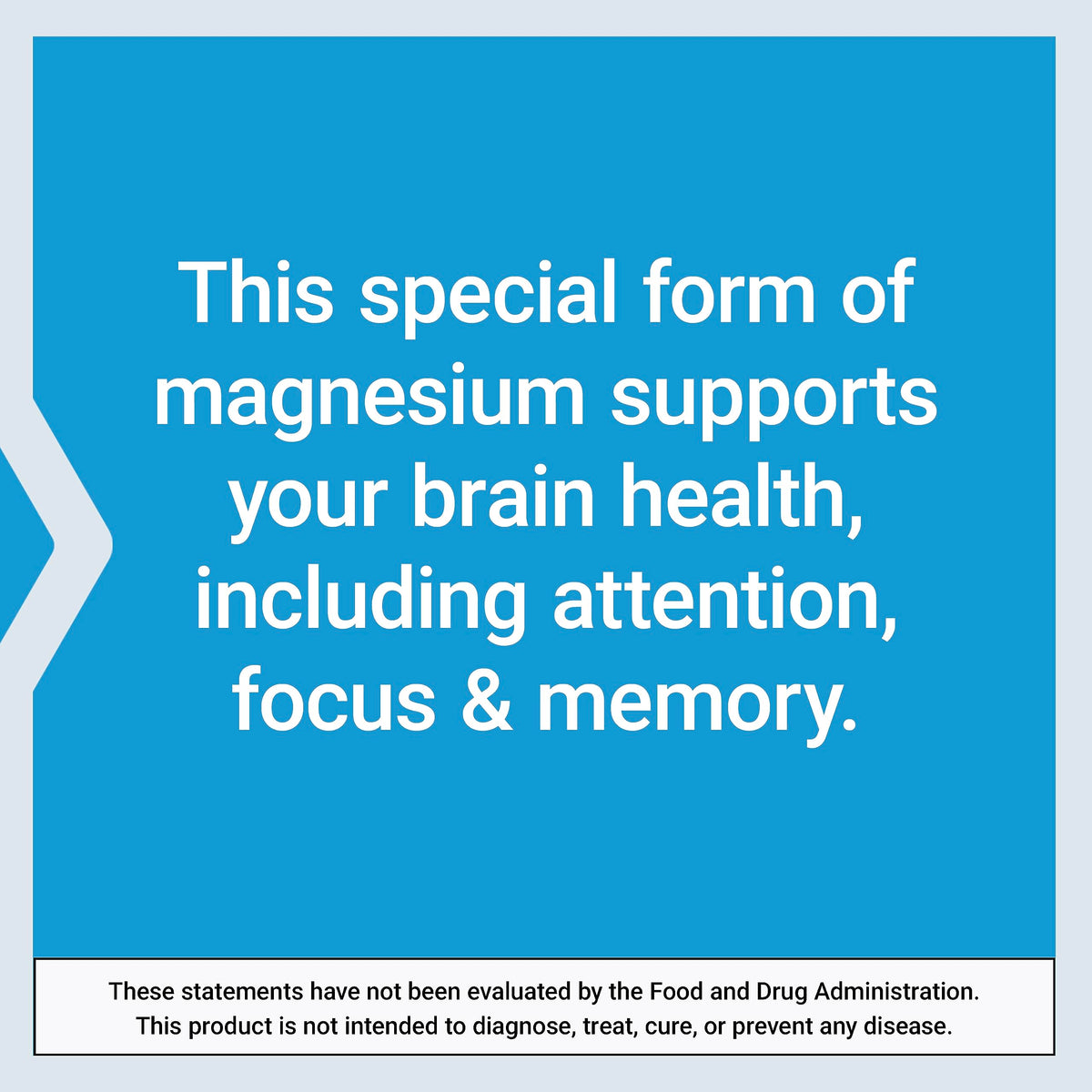 Life Extension Neuro-mag Magnésium L-thréonate avec des ingrédients sur fond blanc