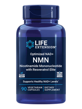 Life Extension NMN avec Resvératrol Elite 90 gélules végétales, vue avant