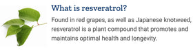 Life Extension Optimized Resveratrol bottle with capsules