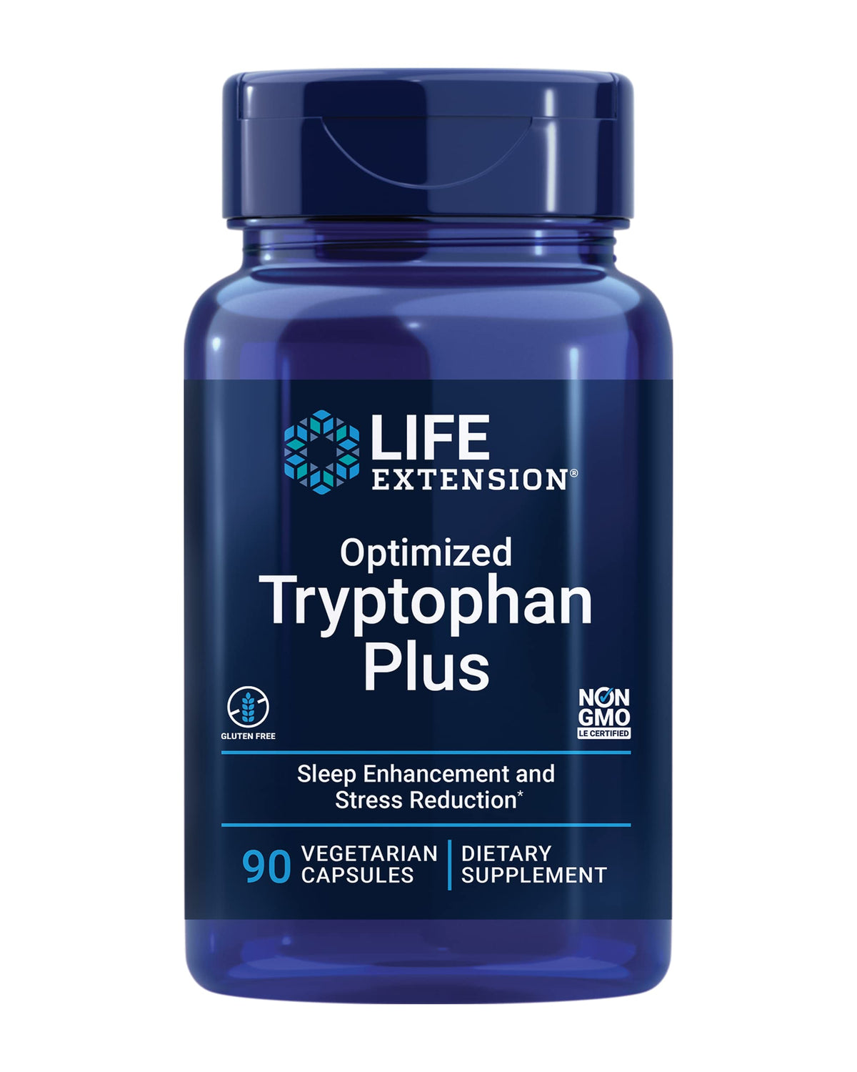 Life Extension Optimized Tryptophan Plus 1000mg gélules avant de l'ouverture de l'emballage