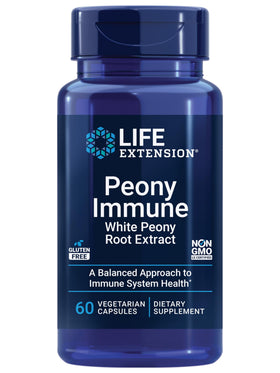 Life Extension Peony daily wellness 60 Capsules vue de face