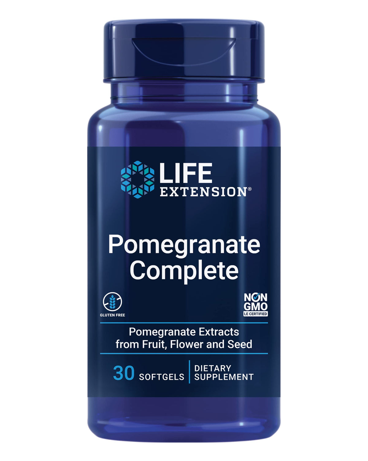 Life Extension Pomegranate Complete 30 gélules, vue avant