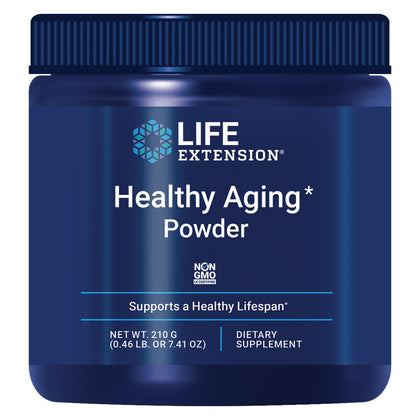 Life Extension Poudre de Vieillissement Sain 268g vue de face