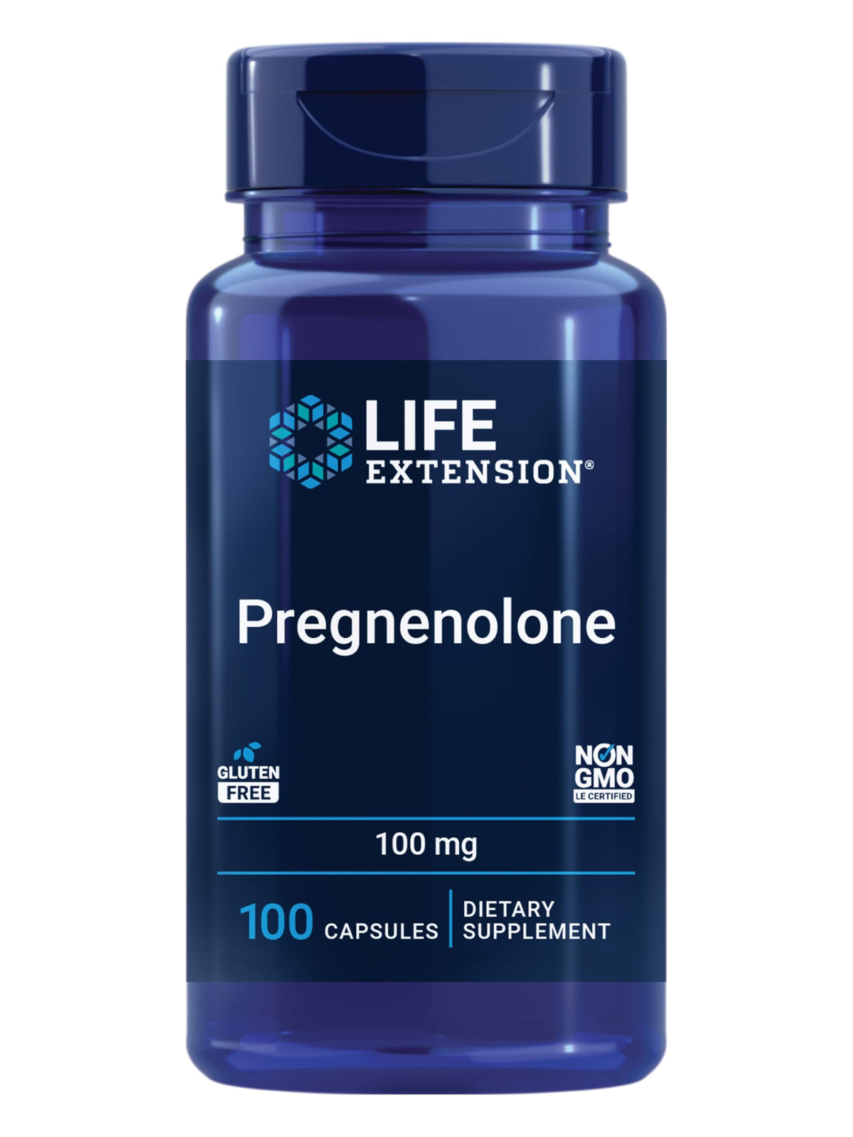 Life Extension Pregnenolone 100 mg complément alimentaire 100 capsules