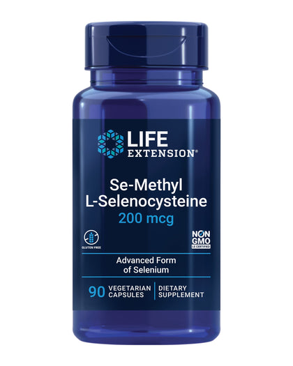 Life Extension Se-Methyl L-Selenocysteine 90 capsules avant vue