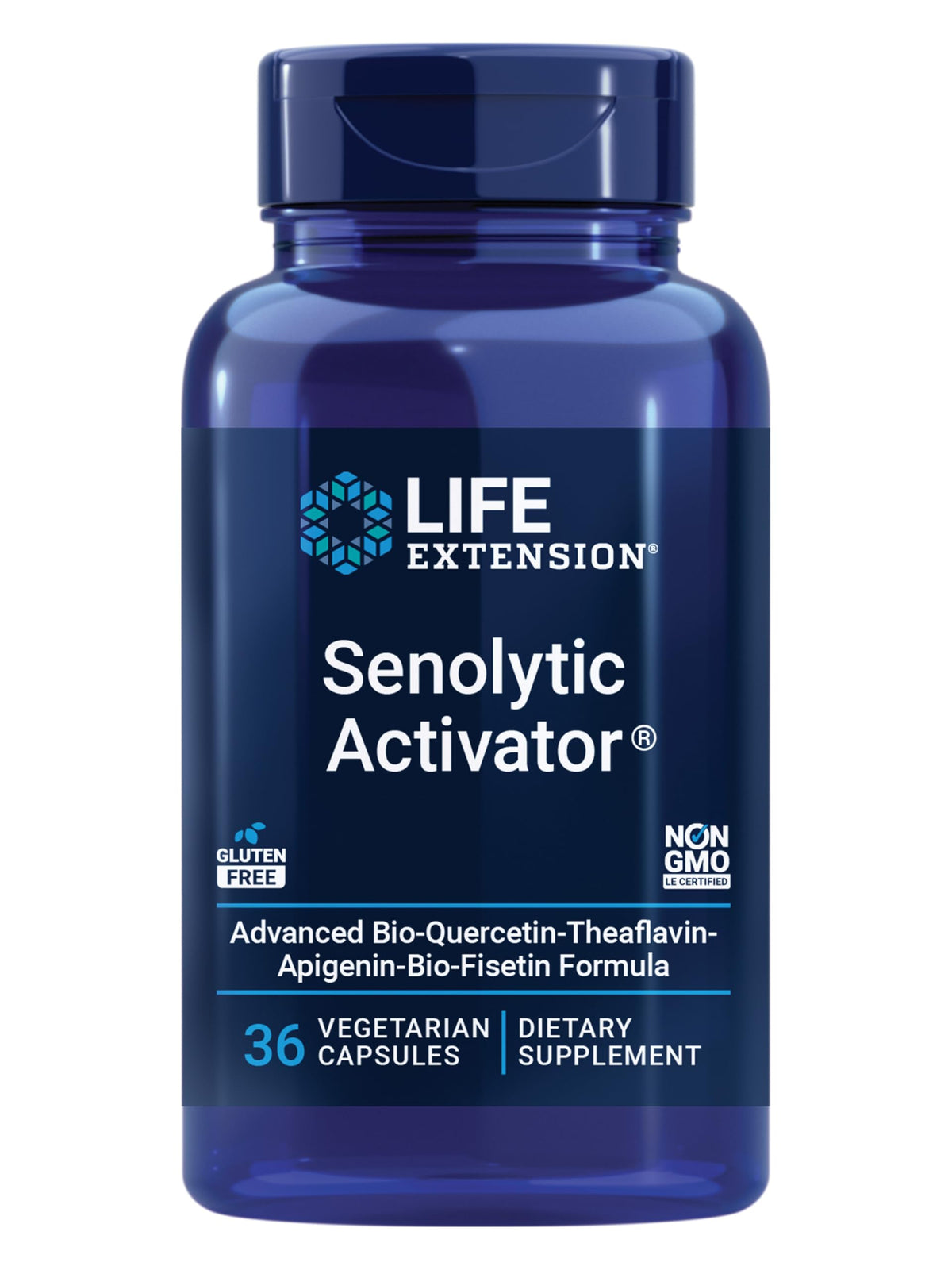 Life Extension Senolytic Activator 36 Capsules - Vue de face