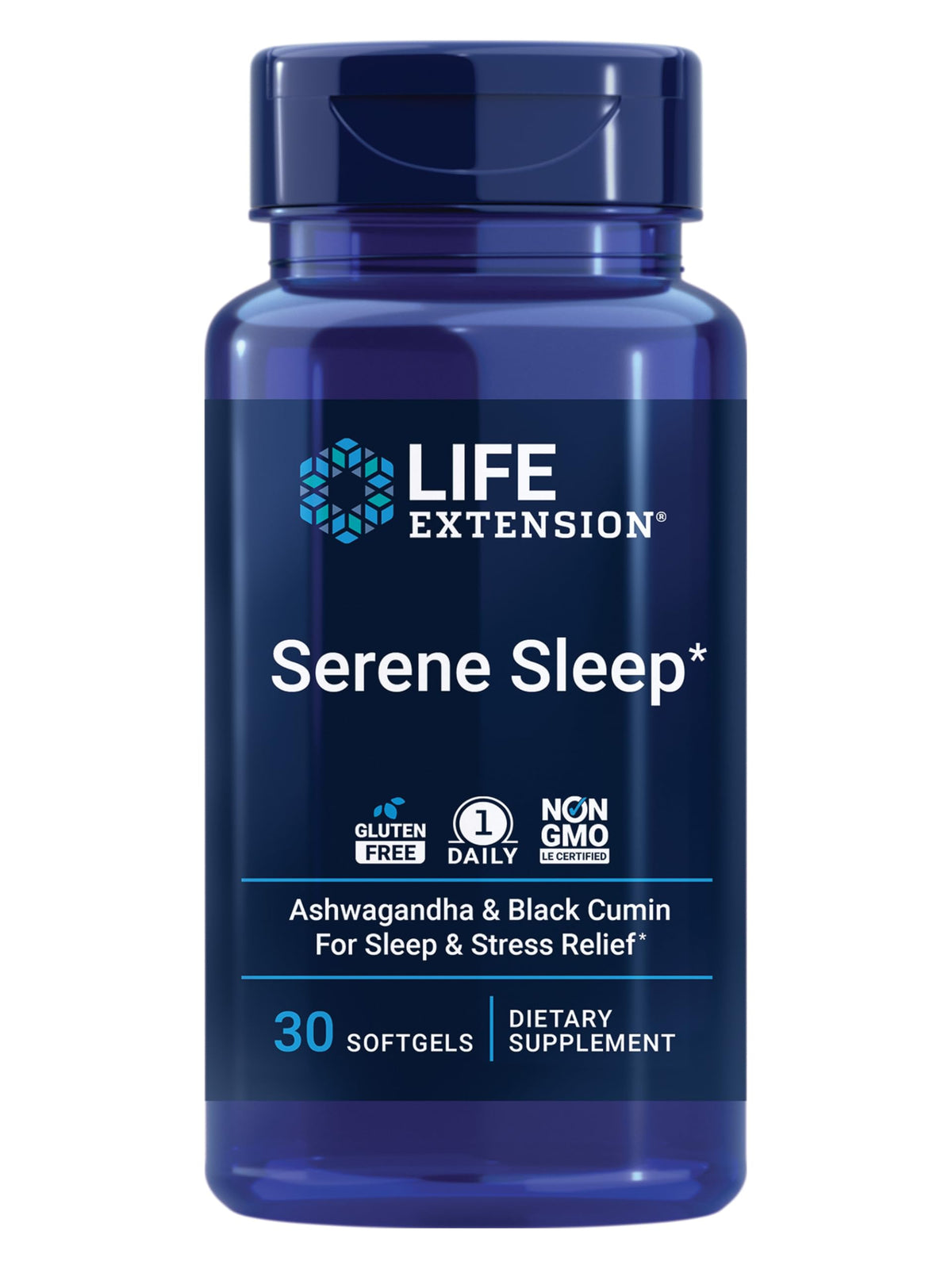 Life Extension Serene Sleep 30 gélules vue avant