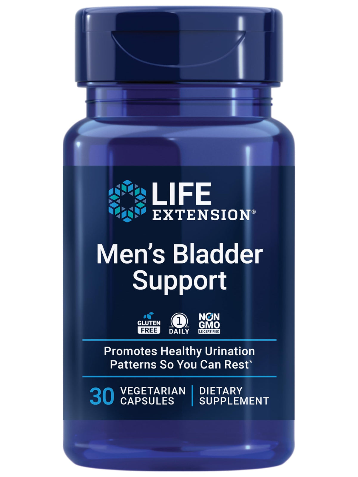 Life Extension Soutien Vésical 30 Capsules vue avant
