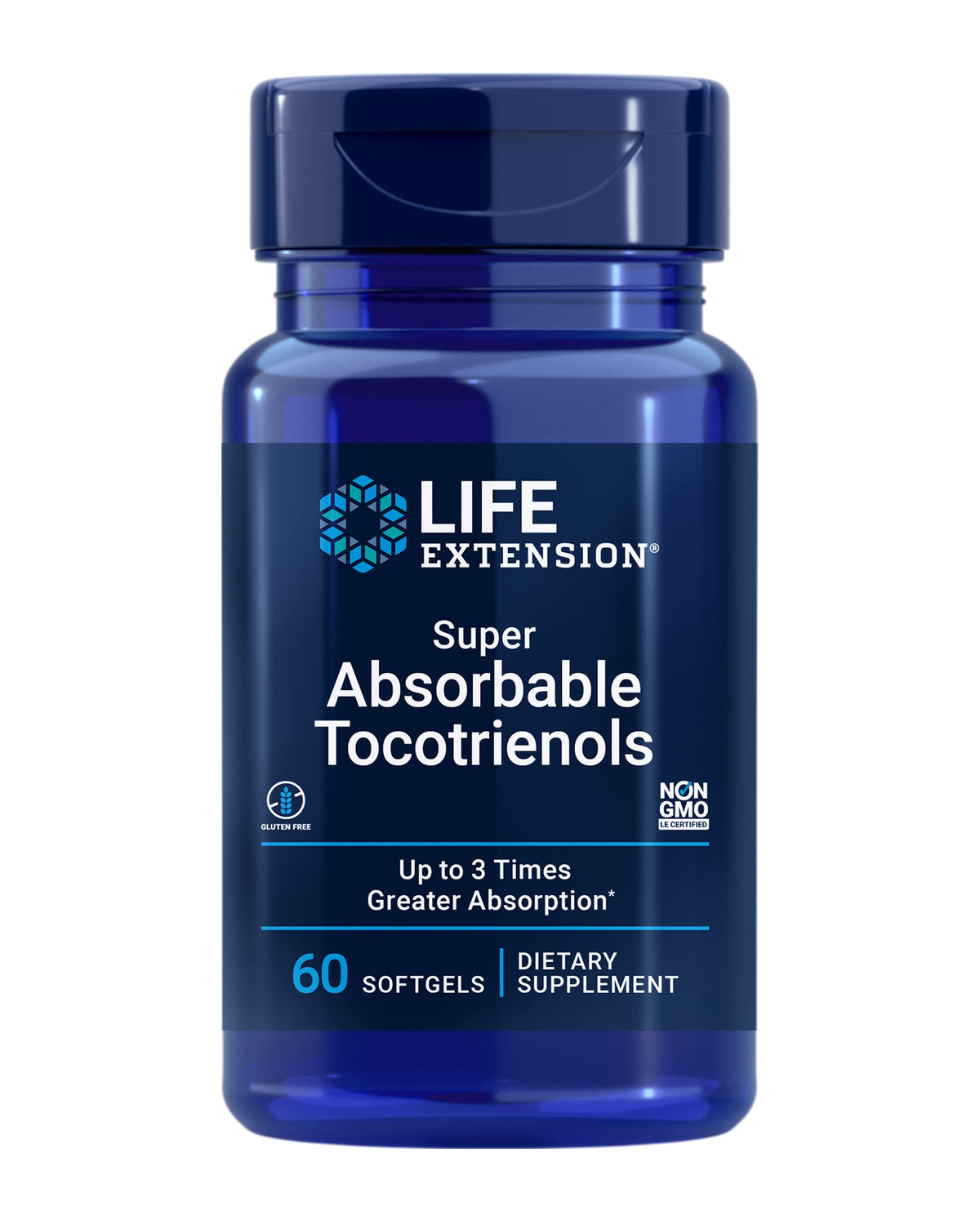 Life Extension Super Absorbable Tocotrienols boîte de 60 gélules