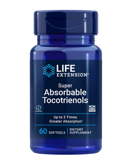 Life Extension Super Absorbable Tocotrienols boîte de 60 gélules