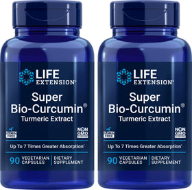 Life Extension Super Bio-Curcumin 90 Veg Caps vue avant avec étiquette