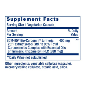 Life Extension Super Bio-Curcumin capsules végétariennes en gros plan