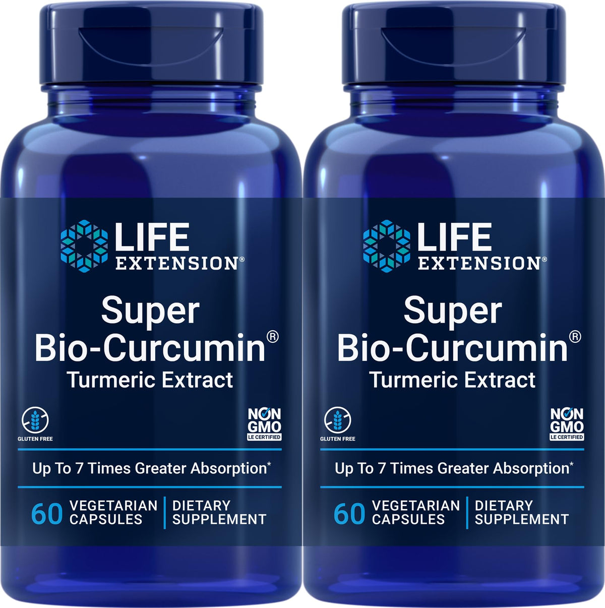 Life Extension Super Bio-Curcumin Extrait de Curcuma 400 mg 60 Capsules Végétariennes
