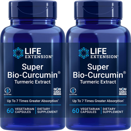 Life Extension Super Bio-Curcumin Extrait de Curcuma 400 mg 60 Capsules Végétariennes