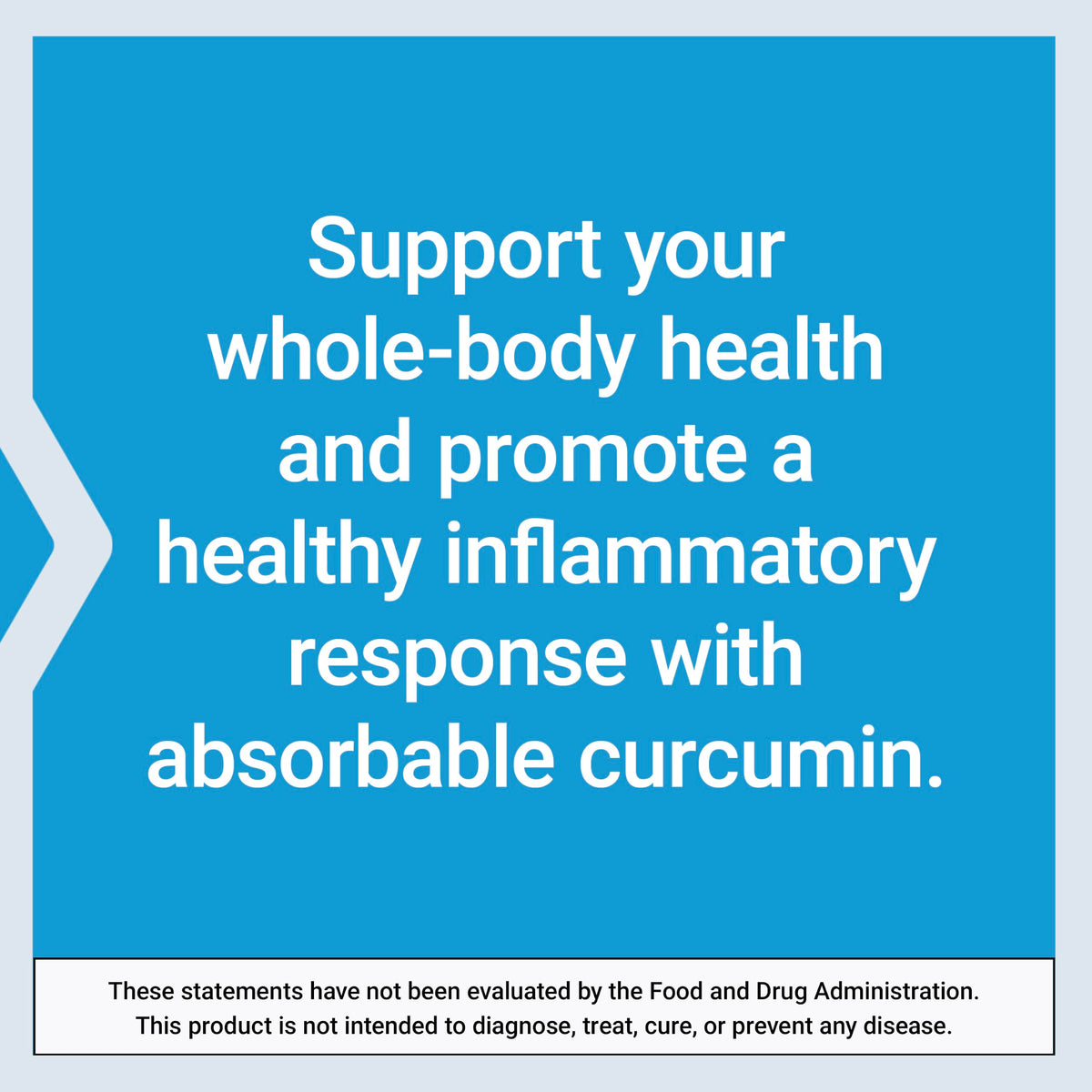 Life Extension Super Bio-Curcumin vue de côté sur un fond neutre