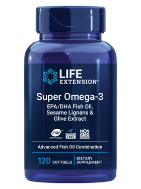 Life Extension Super Omega-3 EPA/DHA 120 gélules vue avant