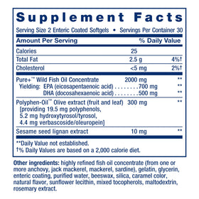 Life Extension Super Omega-3 EPA/DHA 60 gélules avec emballage