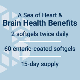 Life Extension Super Omega-3 EPA/DHA 60 gélules sur fond blanc