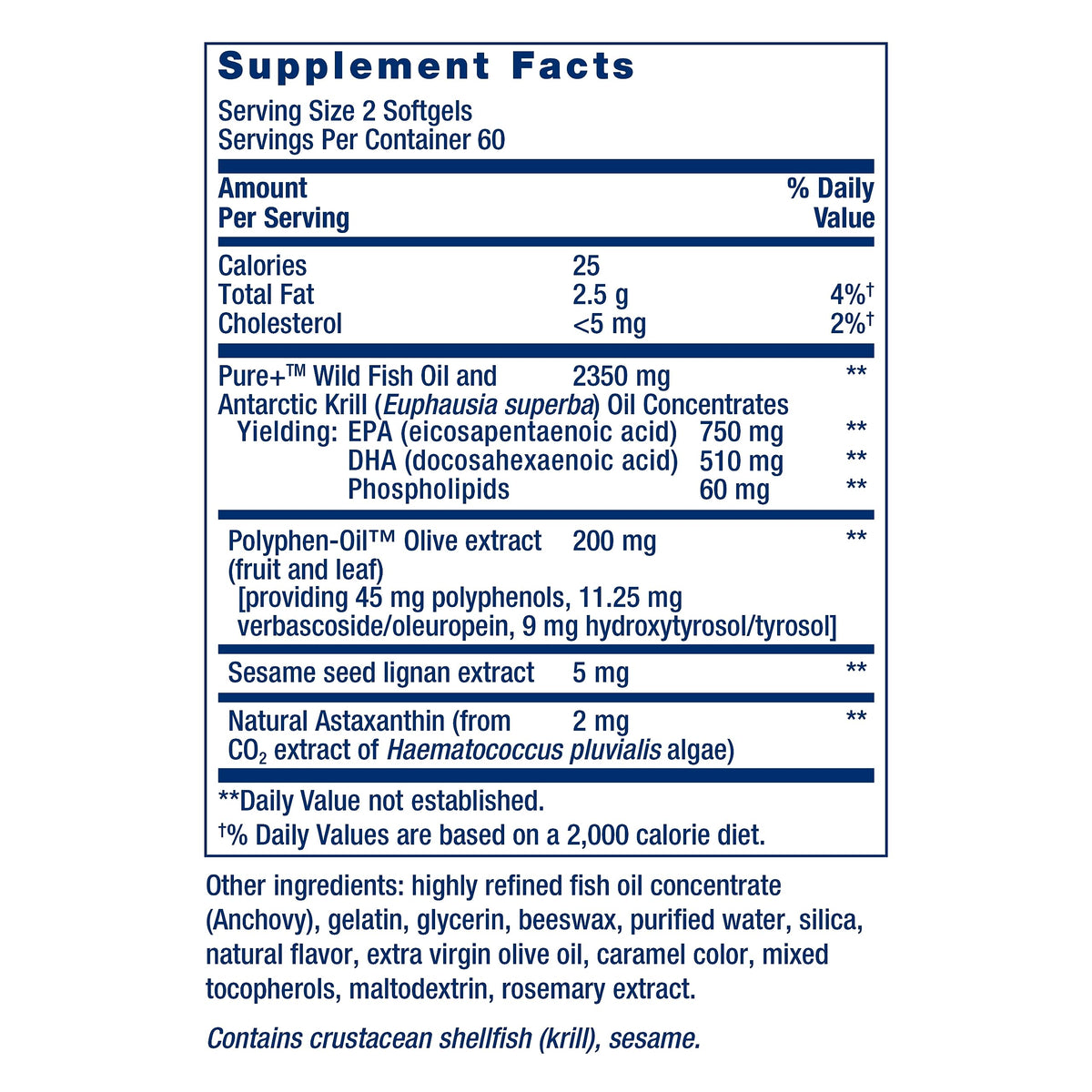 Life Extension Super Omega-3 Plus gélules vues de côté