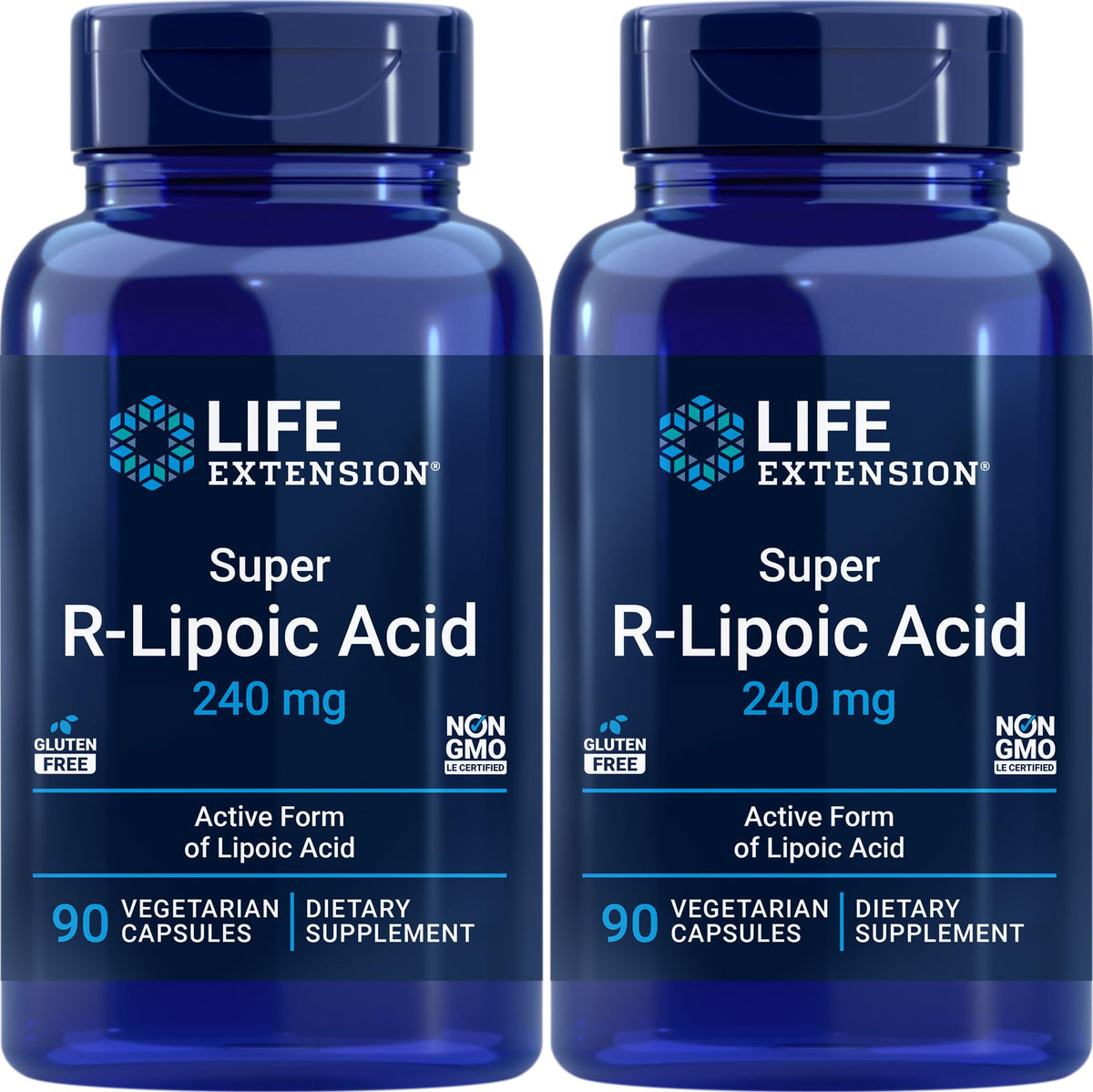 Life Extension Super R-Lipoic Acid 240mg 90 Caps vue avant