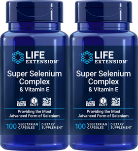 Life Extension Super Selenium Complex 200 mcg 100 capsules végétariennes avant