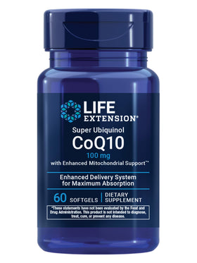 Life Extension Super Ubiquinol CoQ10 100 mg gélules avant