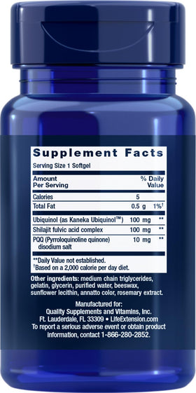 Life Extension Super Ubiquinol CoQ10 gélules emballage