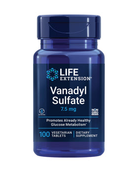 Life Extension Vanadyl Sulfate 100 tablettes vue avant