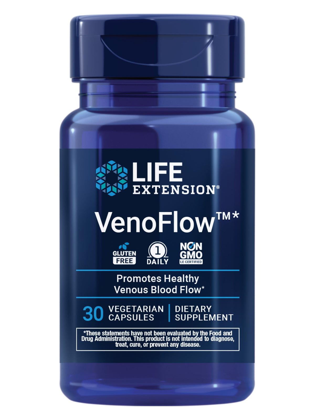 Life Extension VenoFlow 30 capsules vue avant
