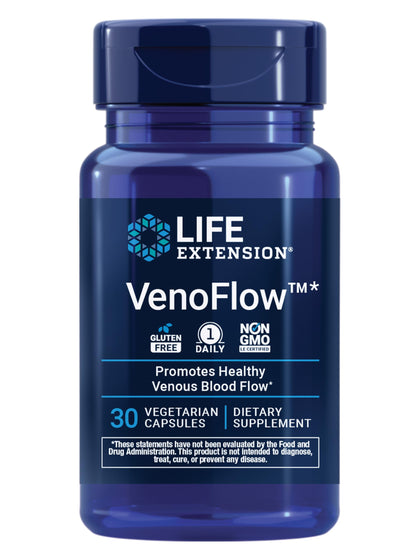 Life Extension VenoFlow 30 capsules vue avant