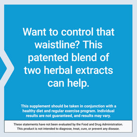 Life Extension Waistline Control™ présentation des capsules sur une table