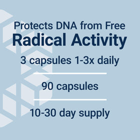 Life Extension X-R Shield capsules à côté d'un verre d'eau