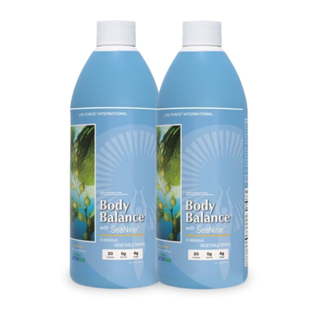 Life Force Body Balance 32 oz avec étiquette visible