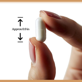 Life & Pursuits Magnésium Glycinate Pur 775 mg - flacon ouvert avec capsules