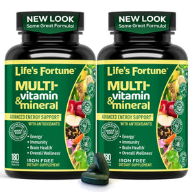 Life's Fortune Complément Alimentaire Multivitamines 180 comprimés végétariens