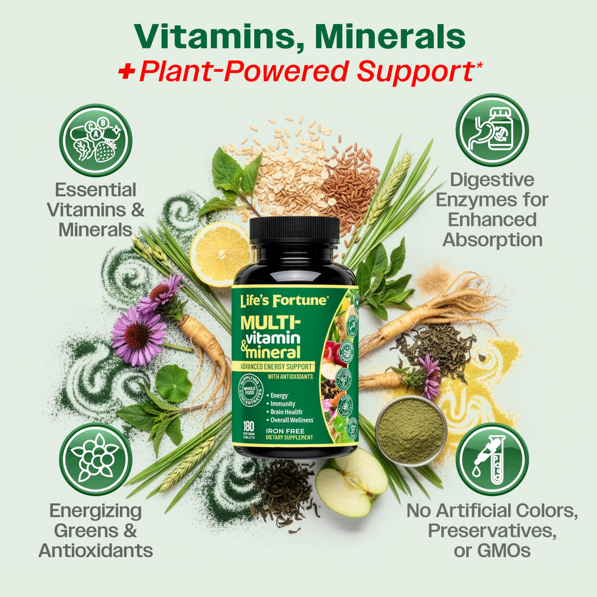 Life's Fortune Multivitamines prise quotidienne