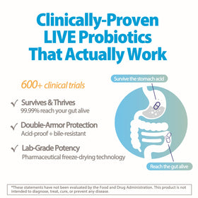 Life-Space Probiotique Double Force - capsules à l'intérieur de la boîte