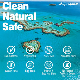 Life-Space Probiotique Double Force - étiquette avec informations nutritionnelles
