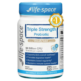 Life-Space Probiotique Triple Force 30 Capsules Végétales vue de face
