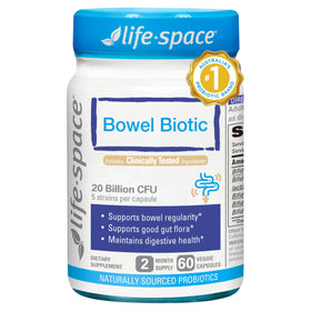 Life-Space Probiotiques 60 Capsules Végétariennes vue de face
