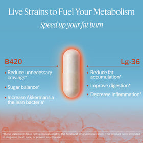 Life-Space Probiotiques B420 140g avec capsules visibles