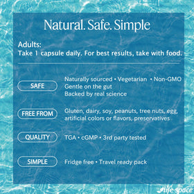 Life-Space Probiotiques B420 155g dans un environnement de cuisine