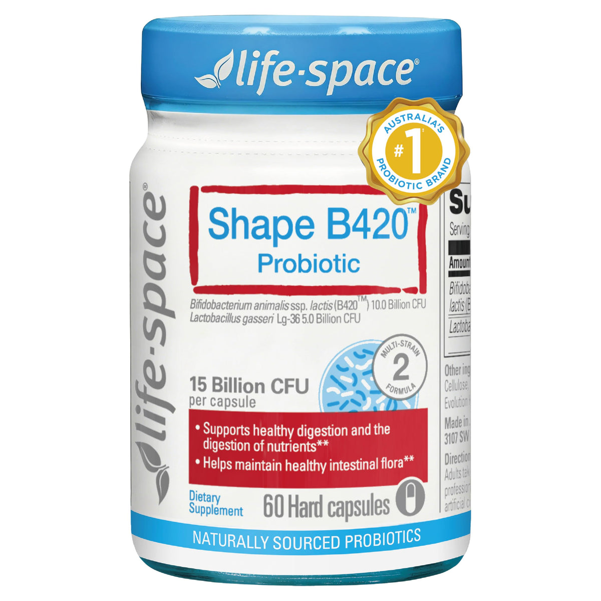 Life-Space Probiotiques B420 155g vue de face